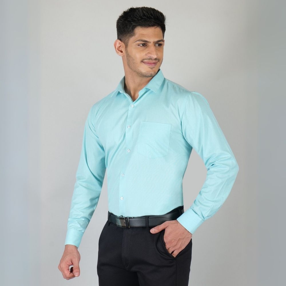 Young & Formal by Cambridge Classic Formal Shirt – Slim Fit, Full Sleeve | Designed for Desk Days & Quick Business Meetings | YF00010SF