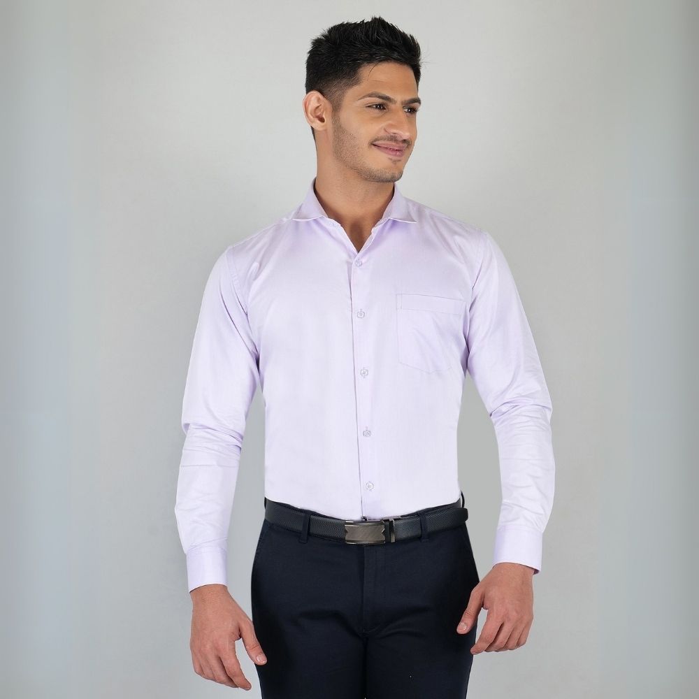 Young & Formal by Cambridge Formal Shirt – Slim Fit, Long Sleeve | Ideal for Office Hours, Business Dinners & Semi-Formal Events | YF00004SF