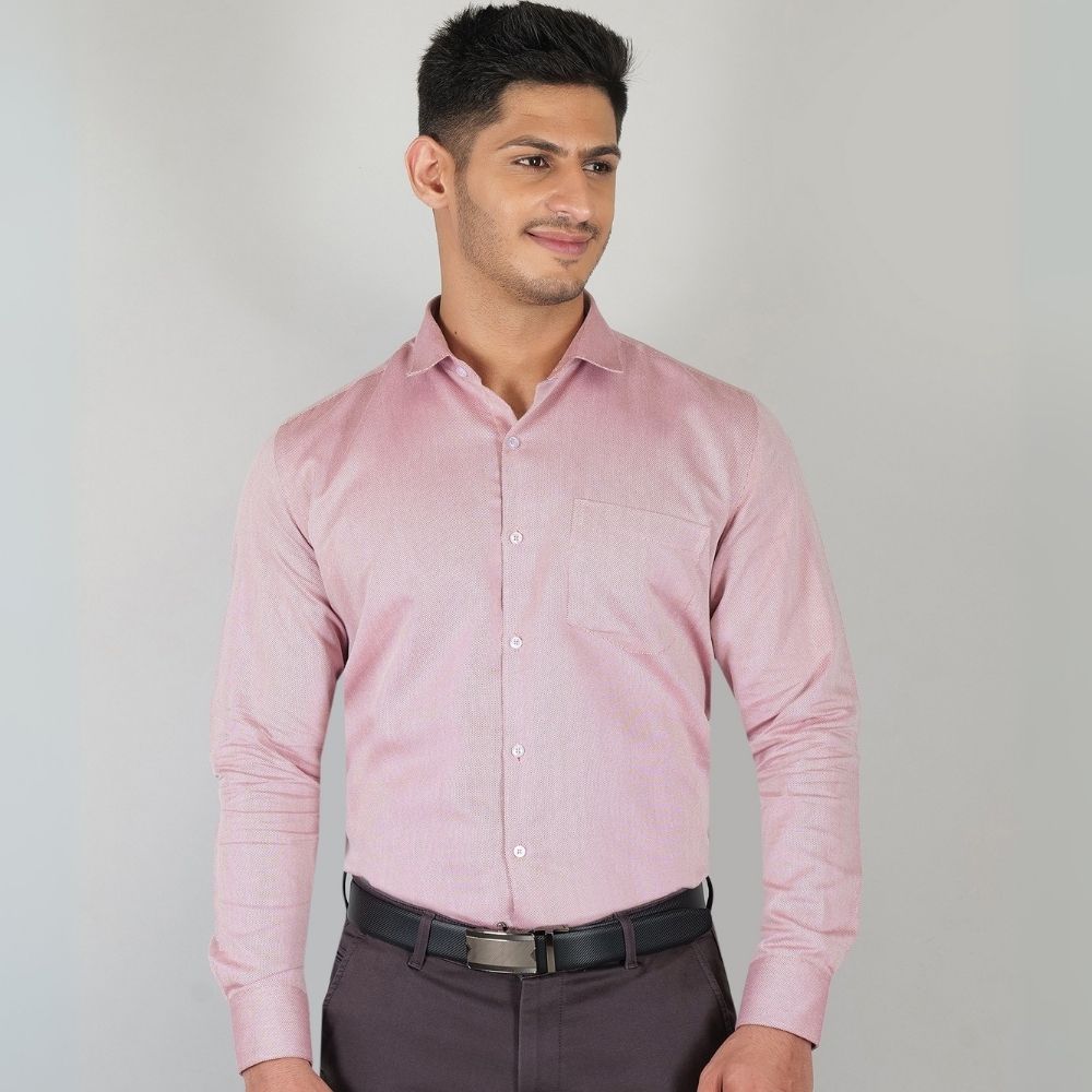Young & Formal by Cambridge Formal Shirt – Slim Fit, Full Sleeves | Sharp Business Shirt for Daily Professional Use | YF00007SF