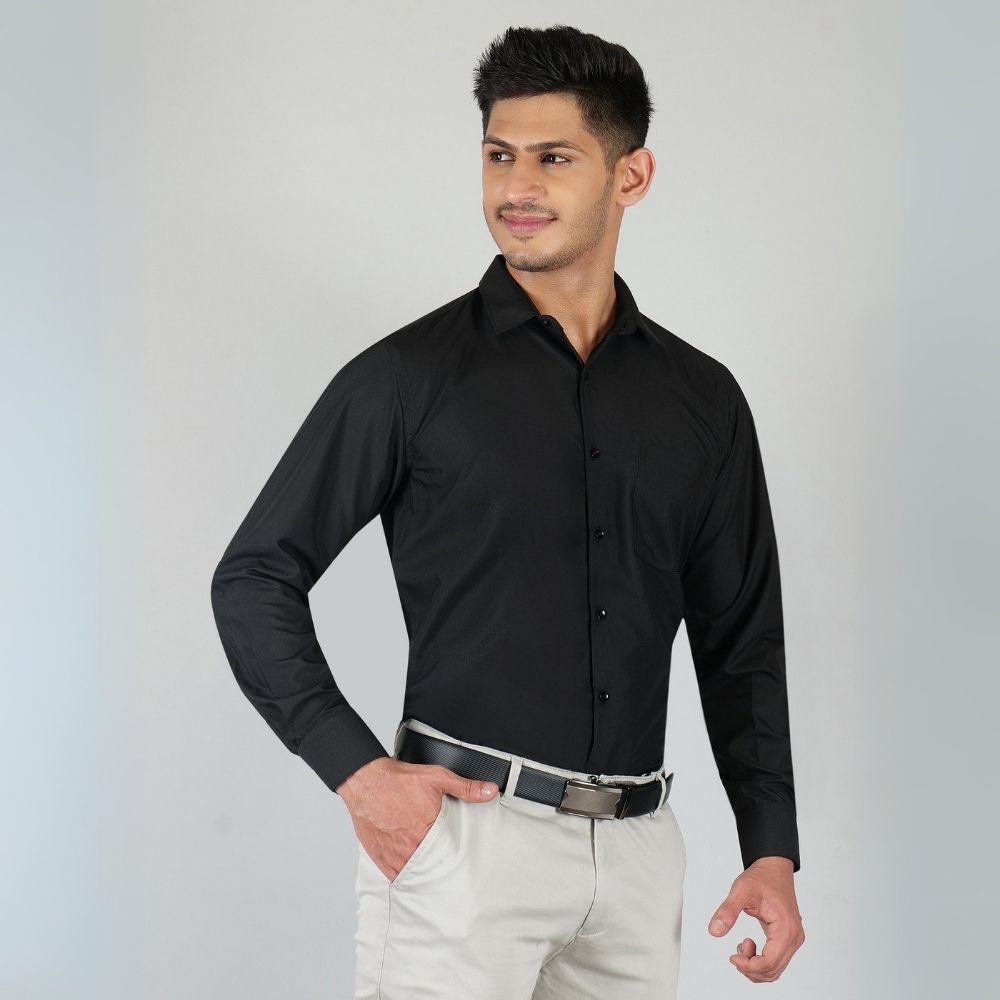 Young & Formal by Cambridge Formal Shirt – Slim Fit, Full Sleeve | Lightweight and Comfortable for Summer Workdays | YF00008SF
