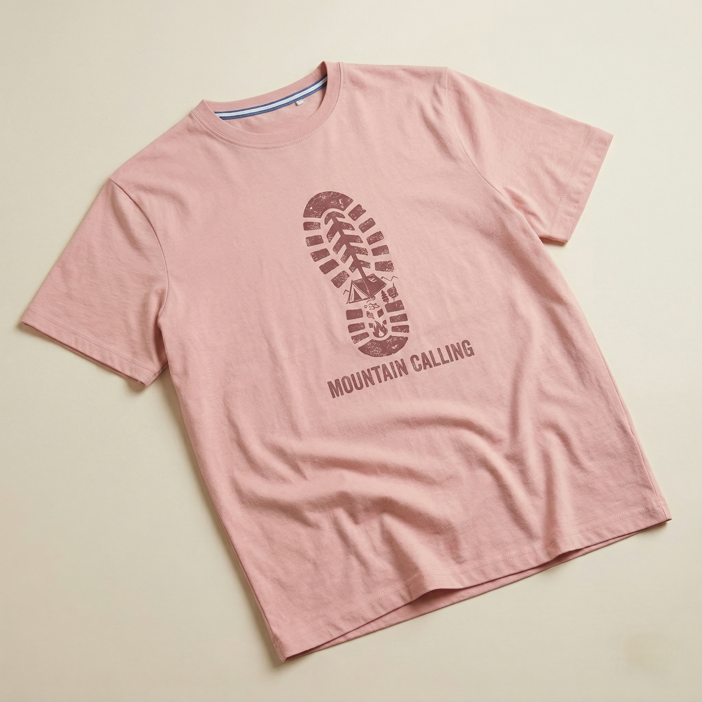 Men’s Premium Printed Cotton-Stretch T-Shirt -(TSSR M-RN)