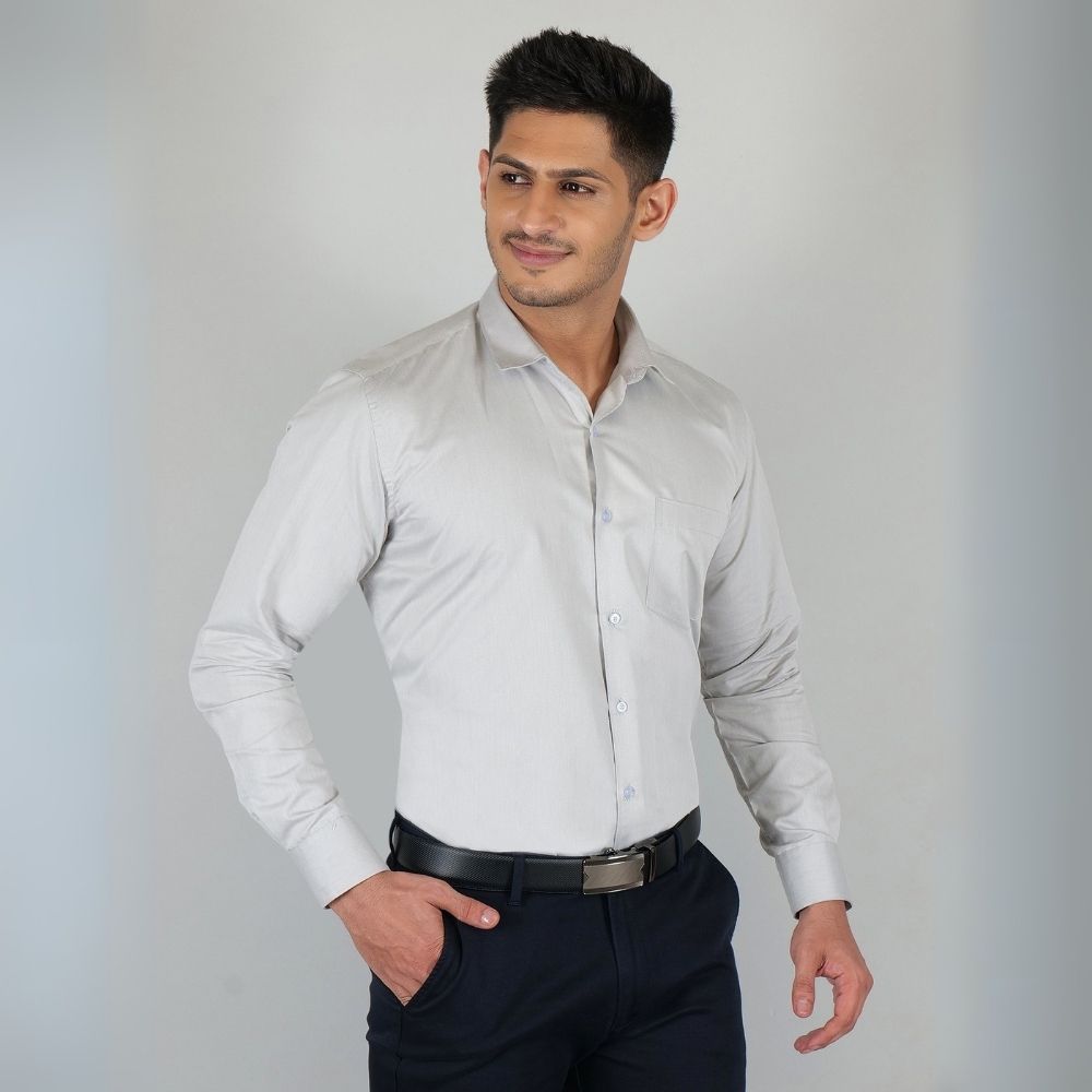 Young & Formal by Cambridge Formal Shirt – Slim Fit, Long Sleeve | Ideal for Office Hours, Business Dinners & Semi-Formal Events | YF00004SF
