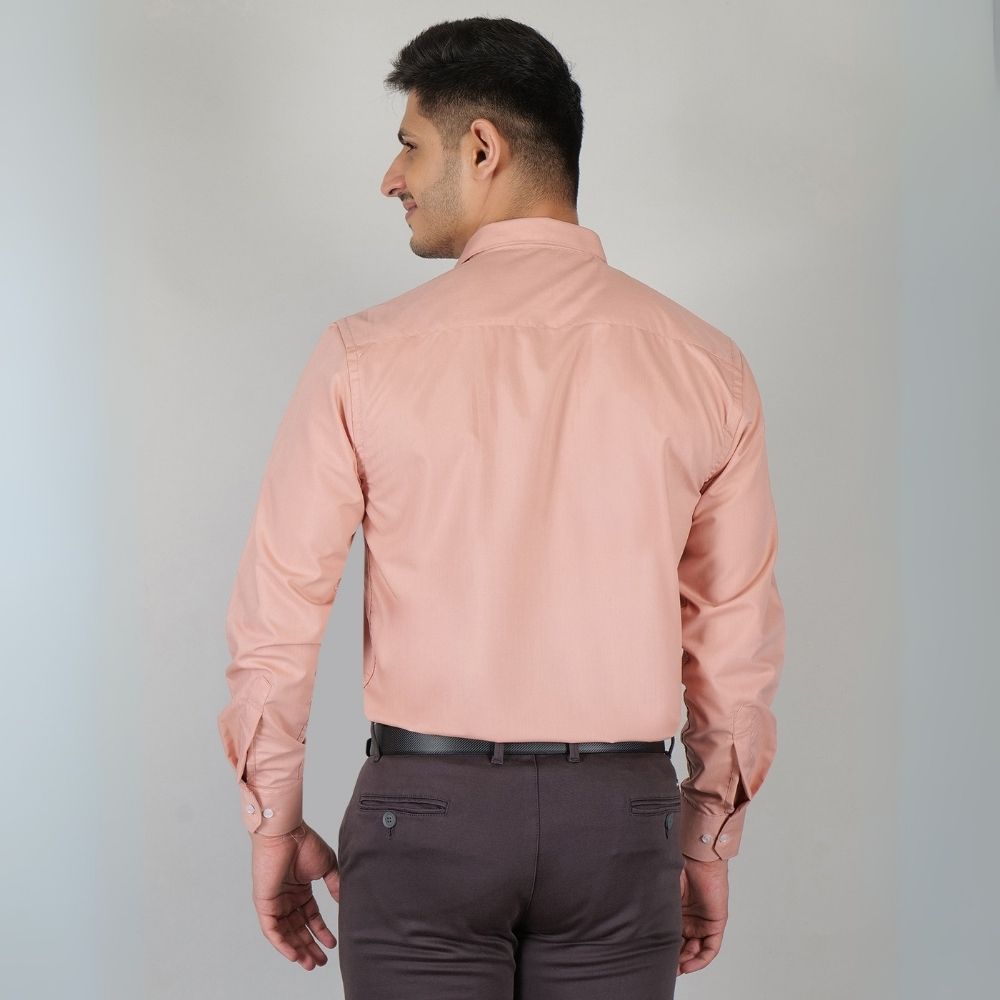 Young & Formal by Cambridge Formal Shirt – Slim Fit, Full Sleeve | Lightweight and Comfortable for Summer Workdays | YF00008SF