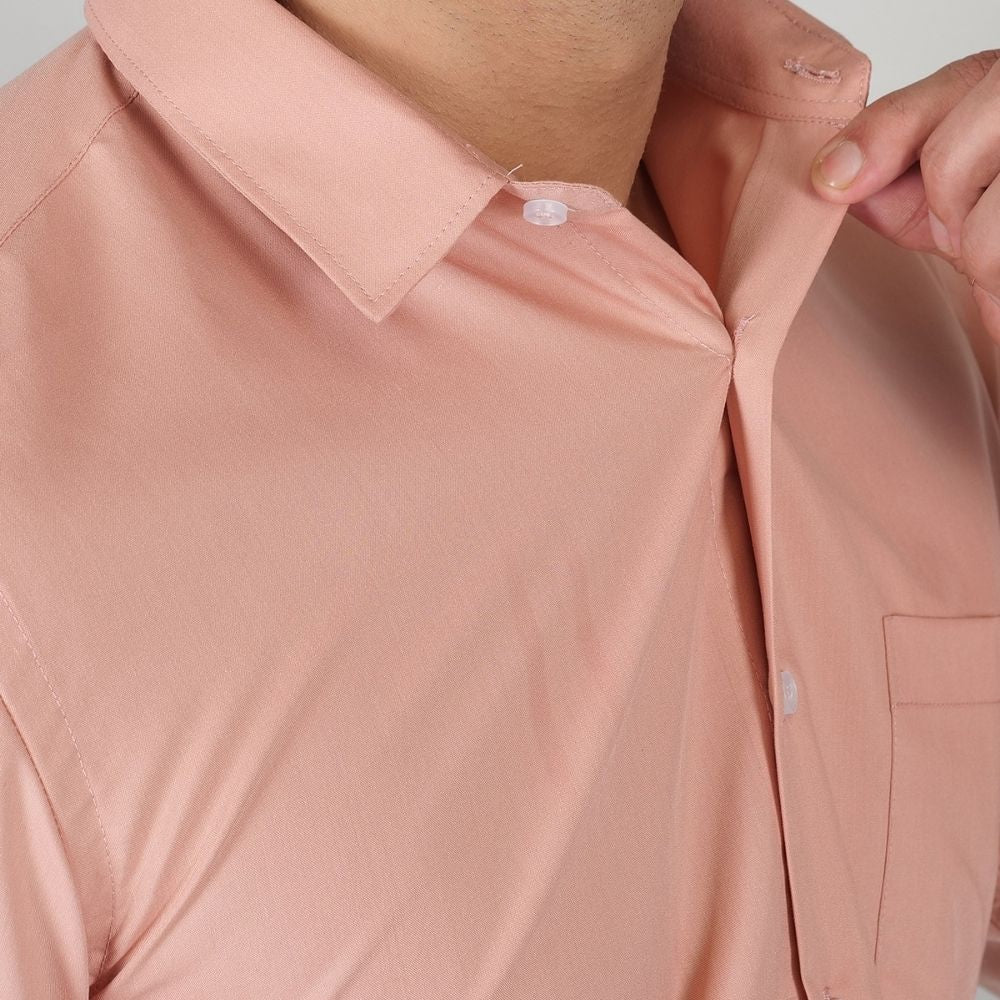 Young & Formal by Cambridge Formal Shirt – Slim Fit, Full Sleeve | Lightweight and Comfortable for Summer Workdays | YF00008SF
