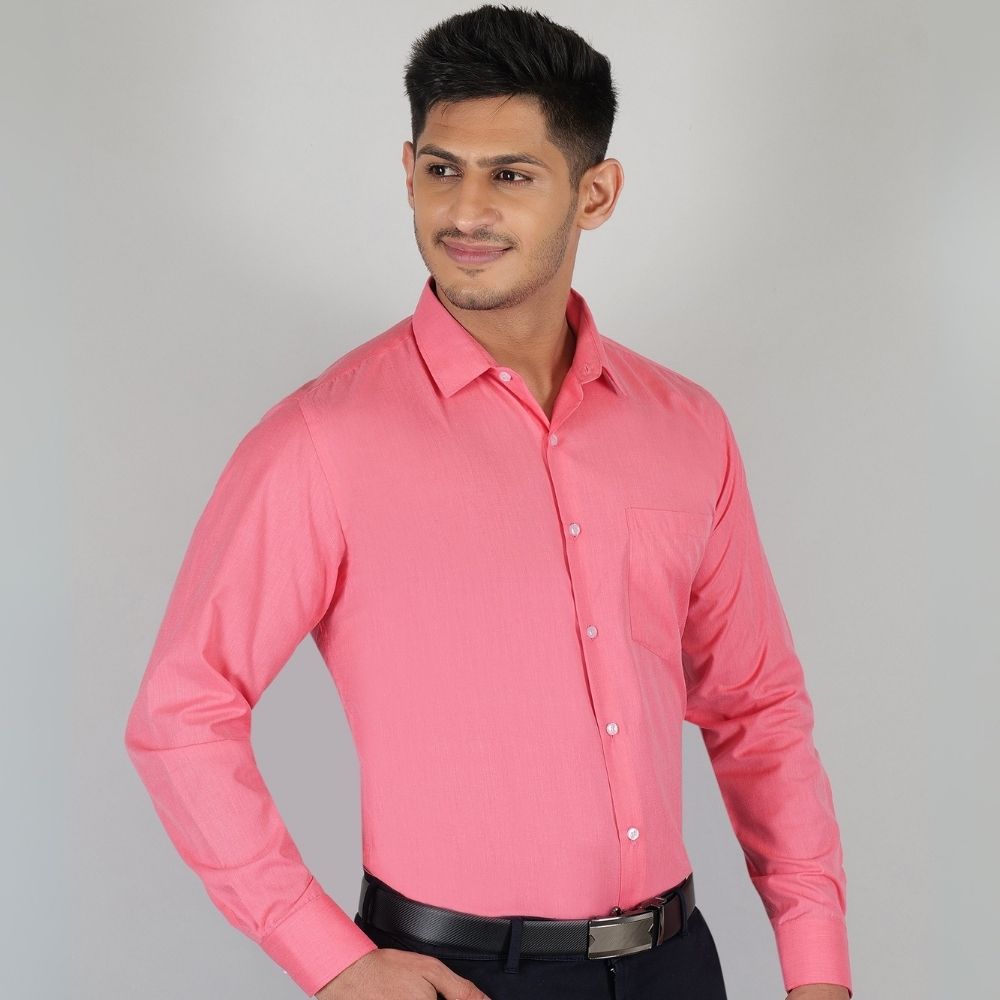 Young & Formal by Cambridge Classic Formal Shirt – Slim Fit, Full Sleeve | Designed for Desk Days & Quick Business Meetings | YF00010SF