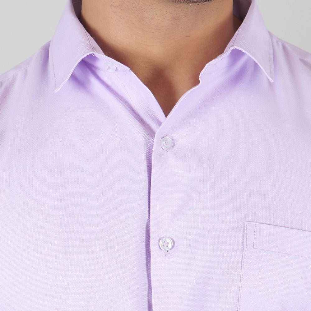 Young & Formal by Cambridge  Structured Formal Shirt – Slim Fit, Full Sleeve | Premium Texture for Daily Corporate Style | YF00009SF