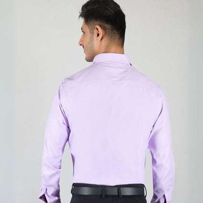 Young & Formal by Cambridge  Structured Formal Shirt – Slim Fit, Full Sleeve | Premium Texture for Daily Corporate Style | YF00009SF