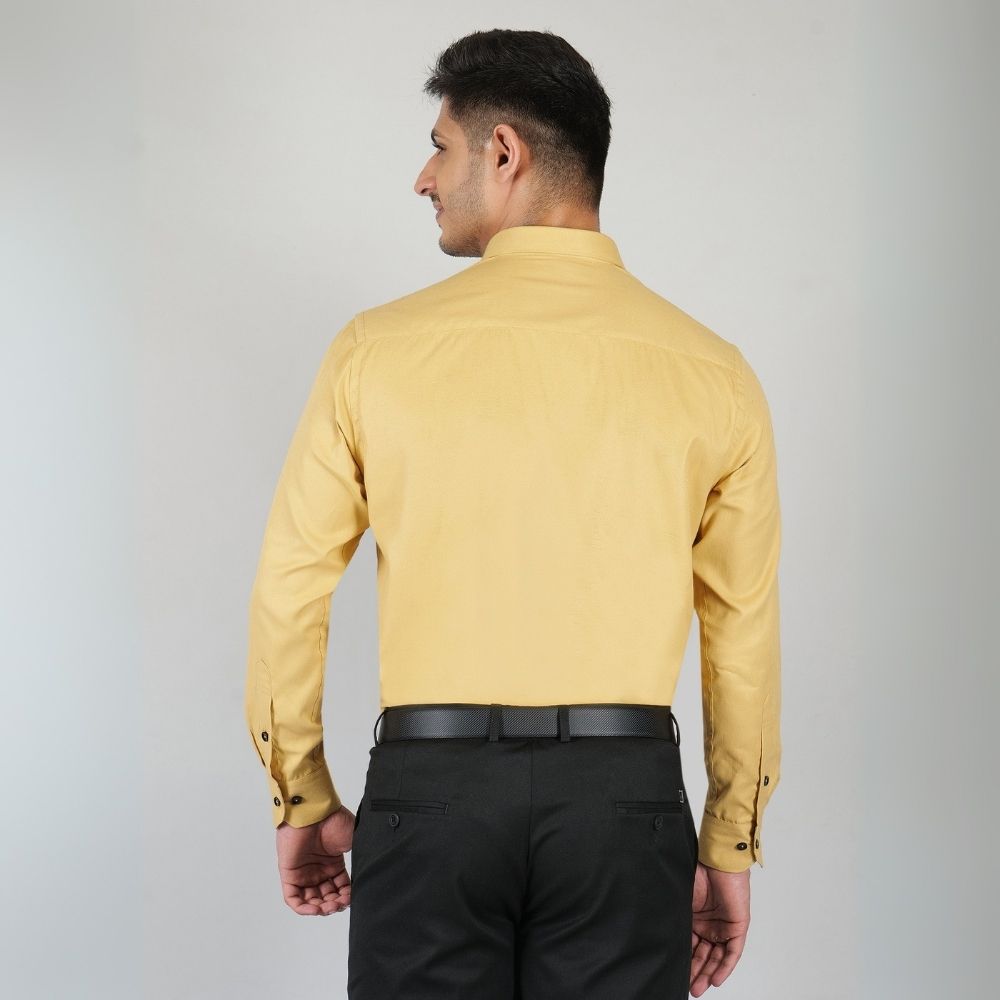 Young & Formal by Cambridge  Formal Shirt – Slim Fit, Long Sleeves | Perfect for Presentations, Interviews & Corporate Use | YF00002SF