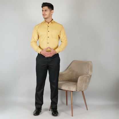 Young & Formal by Cambridge  Formal Shirt – Slim Fit, Long Sleeves | Perfect for Presentations, Interviews & Corporate Use | YF00002SF