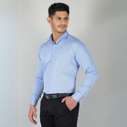 Young & Formal by Cambridge  Formal Shirt – Slim Fit, Full Sleeves | Sharp Business Shirt for Daily Professional Use | YF00007SF