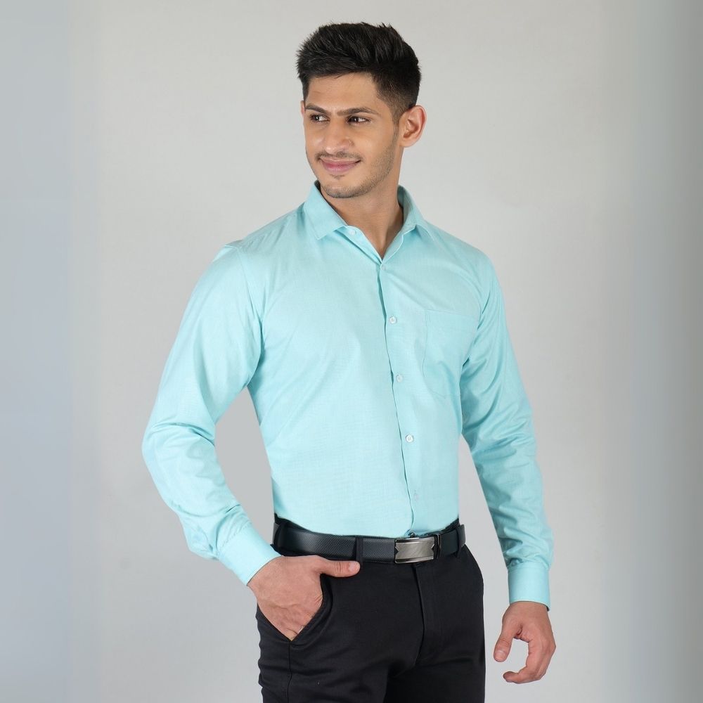 Young & Formal by Cambridge  Classic Formal Shirt – Slim Fit, Full Sleeve | Designed for Desk Days & Quick Business Meetings | YF00010SF