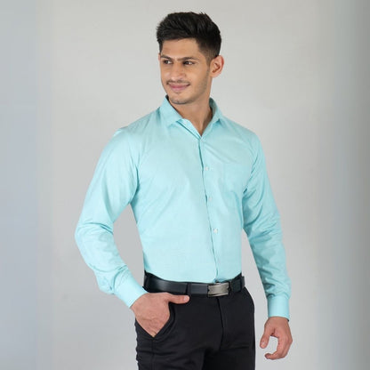 Young & Formal by Cambridge  Classic Formal Shirt – Slim Fit, Full Sleeve | Designed for Desk Days & Quick Business Meetings | YF00010SF