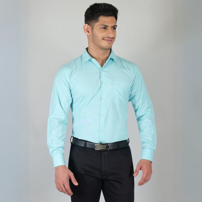 Young & Formal by Cambridge  Classic Formal Shirt – Slim Fit, Full Sleeve | Designed for Desk Days & Quick Business Meetings | YF00010SF