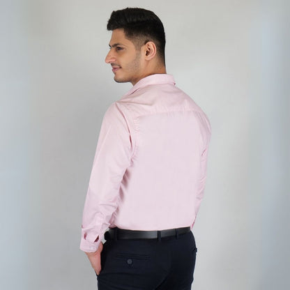 Young & Formal by Cambridge  Formal Shirt – Slim Fit, Full Sleeve | Lightweight and Comfortable for Summer Workdays | YF00008SF