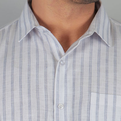 Young & Formal by Cambridge  Striped Shirt – Slim Fit, Full Sleeve | Ideal for Conferences & Evening Networking | YF00012SF