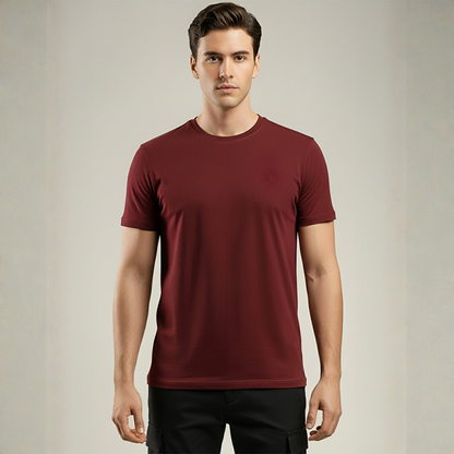 Bamboo Essential: Signature Plain Round Neck T-Shirt (TSBAMBOO)