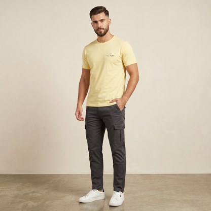 Men's Cotton Stretch Graphic Round Neck T-Shirt Combo (Pack of 2) (SUPER 2.PCS)