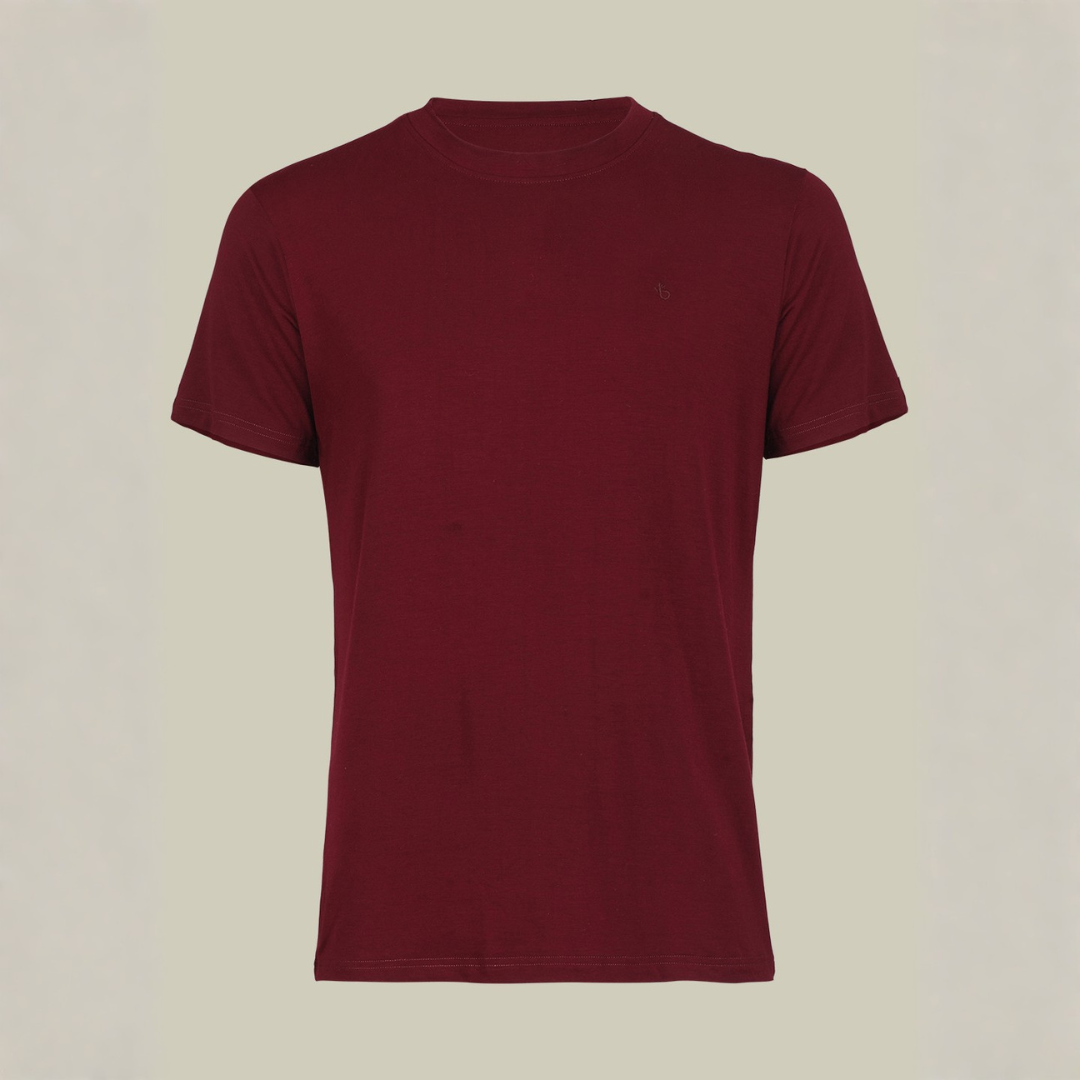 Bamboo Essential: Signature Plain Round Neck T-Shirt (TSBAMBOO)