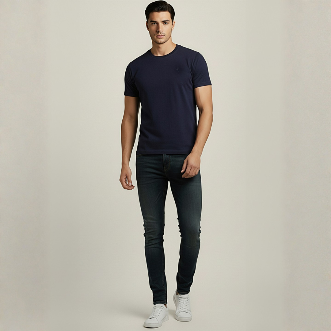 Bamboo Essential: Signature Plain Round Neck T-Shirt (TSBAMBOO)