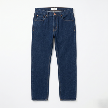 Classic Straight Fit Denim Jeans for Everyday Wear (ESSENJE80A)