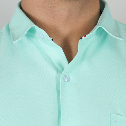 YOUNG & FORMAL by CAMBRIDGE Men's Slim Fit Formal Shirt | Full Sleeves | Stylish & Elegant Office Wear | Perfect for Business Meetings & Events (YF00001SF)