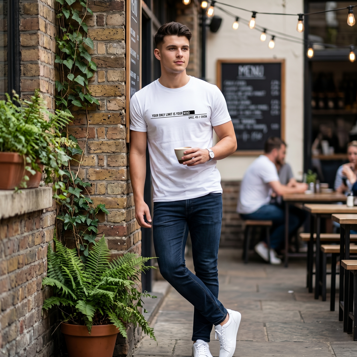 Men's Cotton Stretch Graphic Round Neck T-Shirt Combo (Pack of 2) (SUPER 2.PCS)