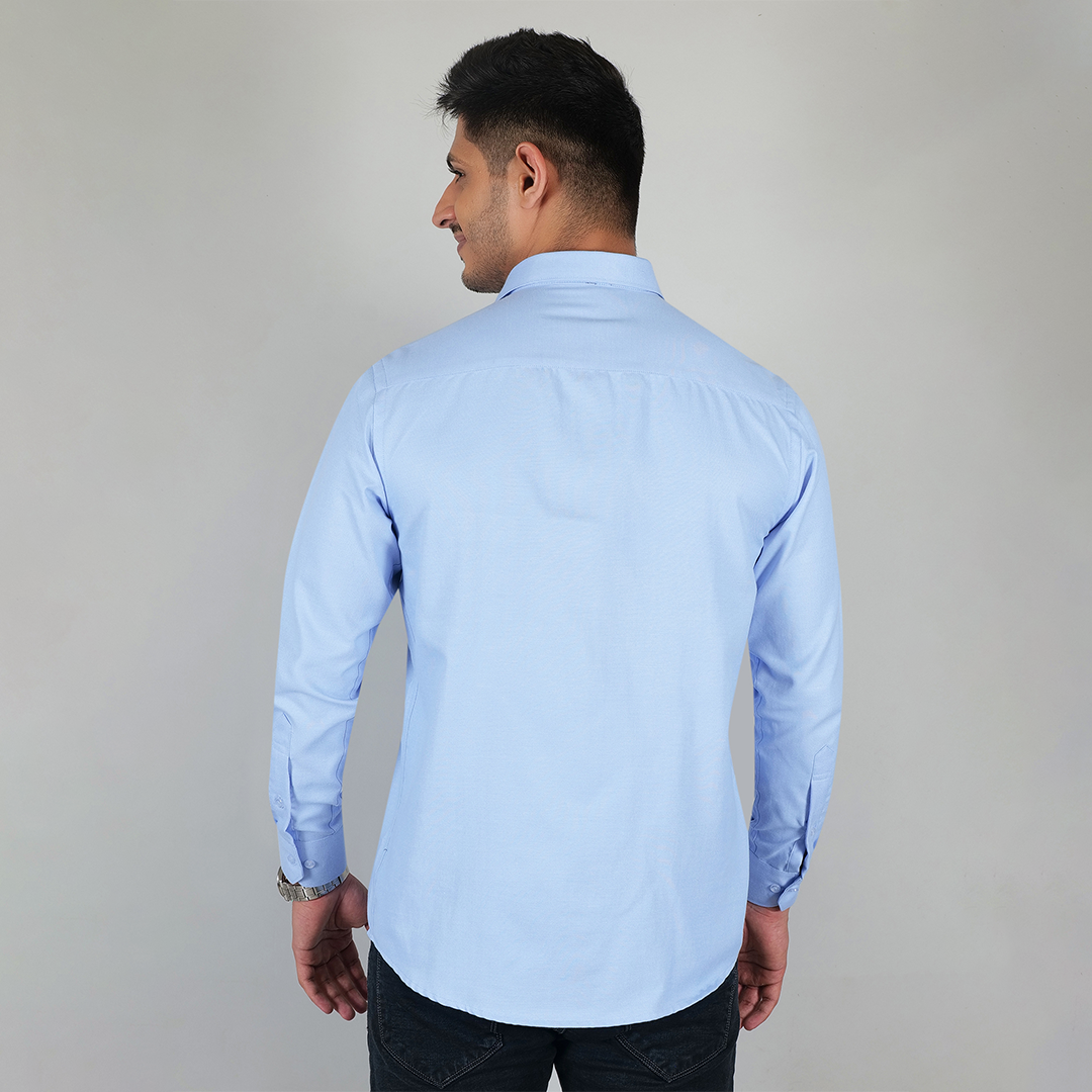 YOUNG & FORMAL by CAMBRIDGE Men's Slim Fit Formal Shirt | Full Sleeves | Stylish & Elegant Office Wear | Perfect for Business Meetings & Events (YF00001SF)