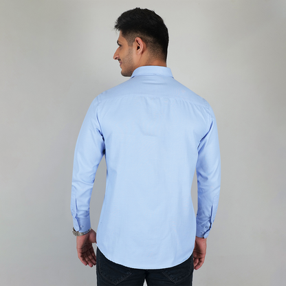 YOUNG & FORMAL by CAMBRIDGE Men's Slim Fit Formal Shirt | Full Sleeves | Stylish & Elegant Office Wear | Perfect for Business Meetings & Events (YF00001SF)