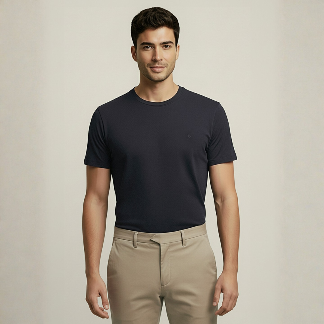 Bamboo Essential: Signature Plain Round Neck T-Shirt (TSBAMBOO)