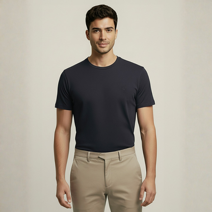 Bamboo Essential: Signature Plain Round Neck T-Shirt (TSBAMBOO)