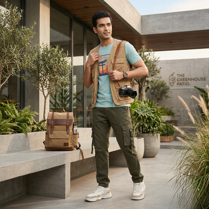 Men’s Premium Printed Cotton-Stretch T-Shirt -(TSSR J-RN)