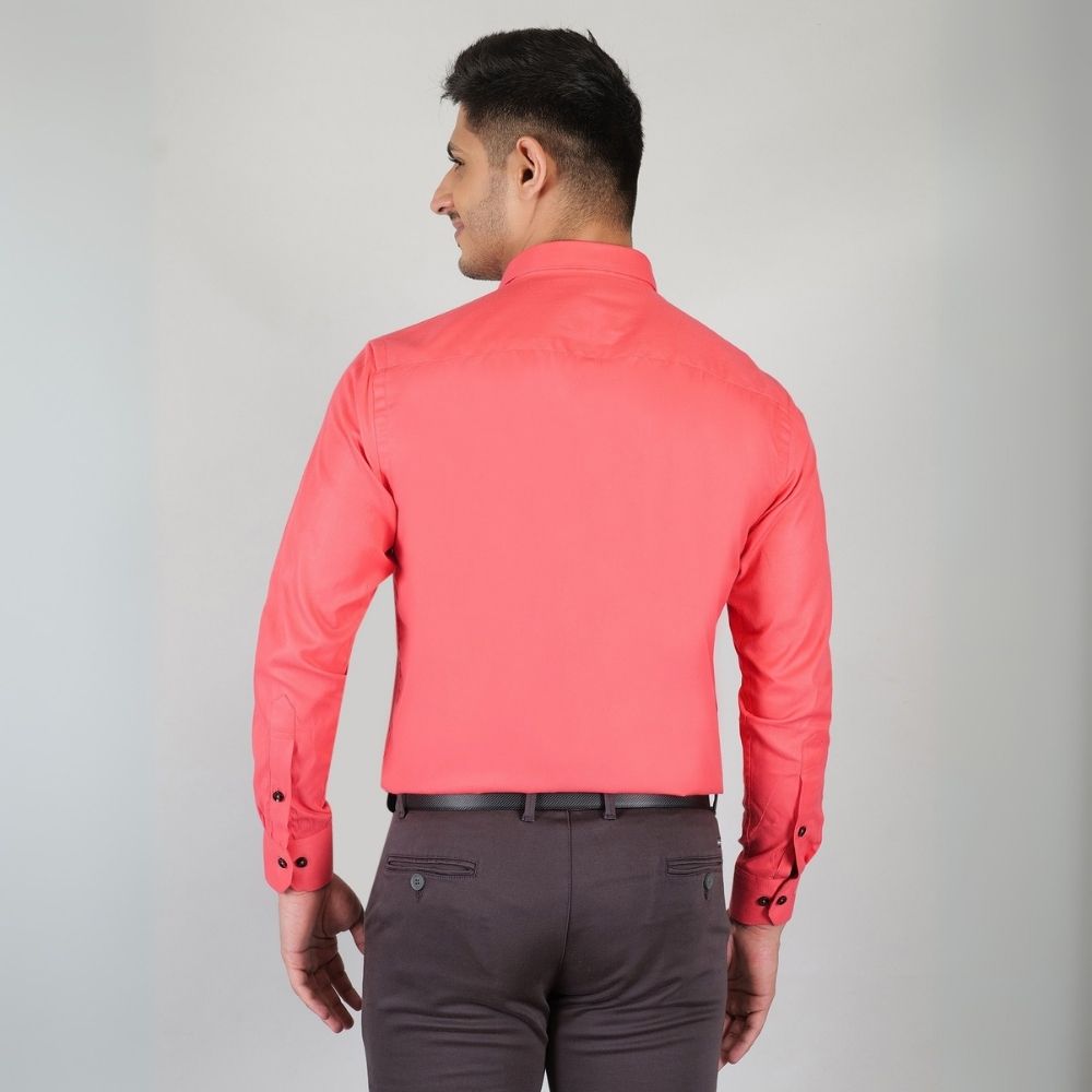 Young & Formal by Cambridge  Formal Shirt – Slim Fit, Long Sleeves | Perfect for Presentations, Interviews & Corporate Use | YF00002SF