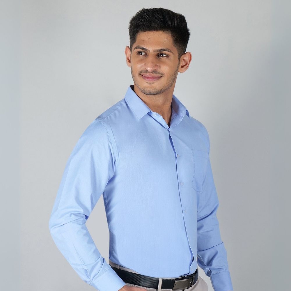 Young & Formal by Cambridge  Classic Formal Shirt – Slim Fit, Full Sleeve | Designed for Desk Days & Quick Business Meetings | YF00010SF