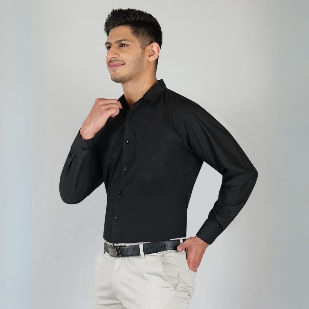 Young & Formal by Cambridge  Formal Shirt – Slim Fit, Full Sleeve | Lightweight and Comfortable for Summer Workdays | YF00008SF