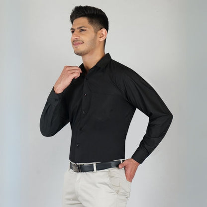 Young & Formal by Cambridge  Formal Shirt – Slim Fit, Full Sleeve | Lightweight and Comfortable for Summer Workdays | YF00008SF