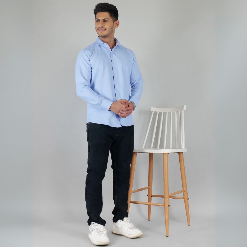 Young & Formal by Cambridge  Formal Shirt – Slim Fit, Full Sleeves | Ideal for Daily Office Wear & Client Meetings | YF00001SF