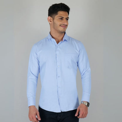 Young & Formal by Cambridge  Formal Shirt – Slim Fit, Full Sleeves | Ideal for Daily Office Wear & Client Meetings | YF00001SF
