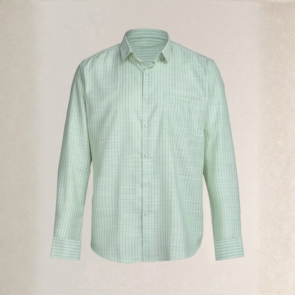 YOUNG & FORMALS by CAMBRIDGE Men's Slim Fit Striped Formal Shirt | Full Sleeves | Spread Collar with Hanging Twin Tape | Premium Office & Business Wear (YF00017SF)