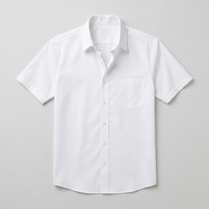 Cambridge Men's Luxury Cotton White Formal Shirt (2X2H)