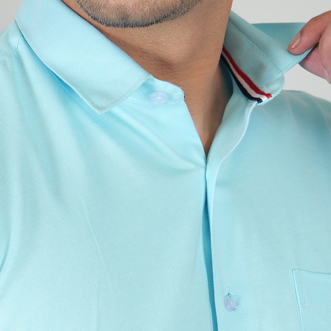 YOUNG & FORMAL by CAMBRIDGE Men's Slim Fit Formal Shirt | Full Sleeves | Stylish & Elegant Office Wear | Perfect for Business Meetings & Events (YF00001SF)