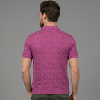 Men's Premium Patterned & Striped Pocket Polo Shirt
