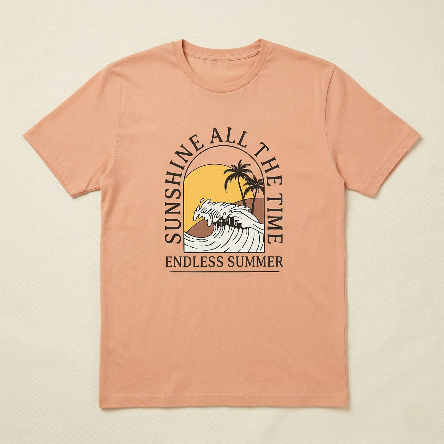 Men’s Premium Printed Cotton-Stretch T-Shirt -(TSSR K-RN)