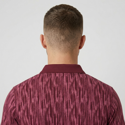 Men's Premium Patterned & Striped Pocket Polo Shirt