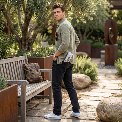 Classic Straight Fit Denim Jeans for Everyday Wear (ESSENJE80A)