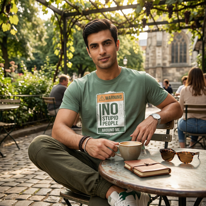Men’s Premium Printed Cotton-Stretch T-Shirt -(TSSR F-RN)