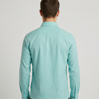 Cambridge Men's Premium Modern Oxford Textured Full Sleeves Formal Shirt (Essen24)