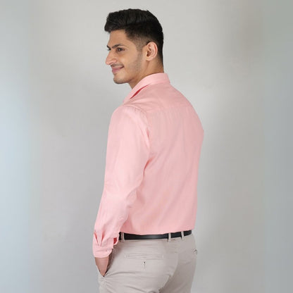 Young & Formal by Cambridge  Structured Formal Shirt – Slim Fit, Full Sleeve | Premium Texture for Daily Corporate Style | YF00009SF