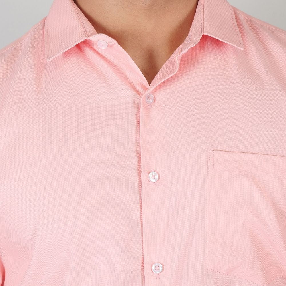 Young & Formal by Cambridge  Structured Formal Shirt – Slim Fit, Full Sleeve | Premium Texture for Daily Corporate Style | YF00009SF