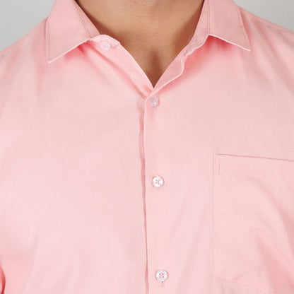 Young & Formal by Cambridge  Structured Formal Shirt – Slim Fit, Full Sleeve | Premium Texture for Daily Corporate Style | YF00009SF