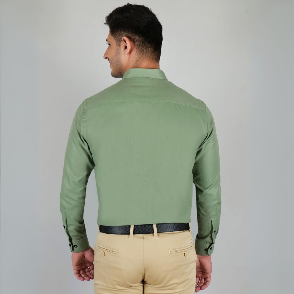 Young & Formal by Cambridge  Formal Shirt – Slim Fit, Long Sleeves | Perfect for Presentations, Interviews & Corporate Use | YF00002SF